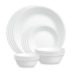 Corelle® Winter Frost White 16-piece Mugless Dinnerware Set, Service for 4